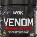 Pré-Treino Venom Underground Dark Lab 300g, Maçã Verde, Estímulo Físico e Mental